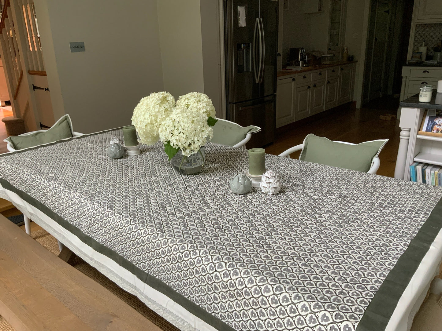 Grey Aria Tablecloth