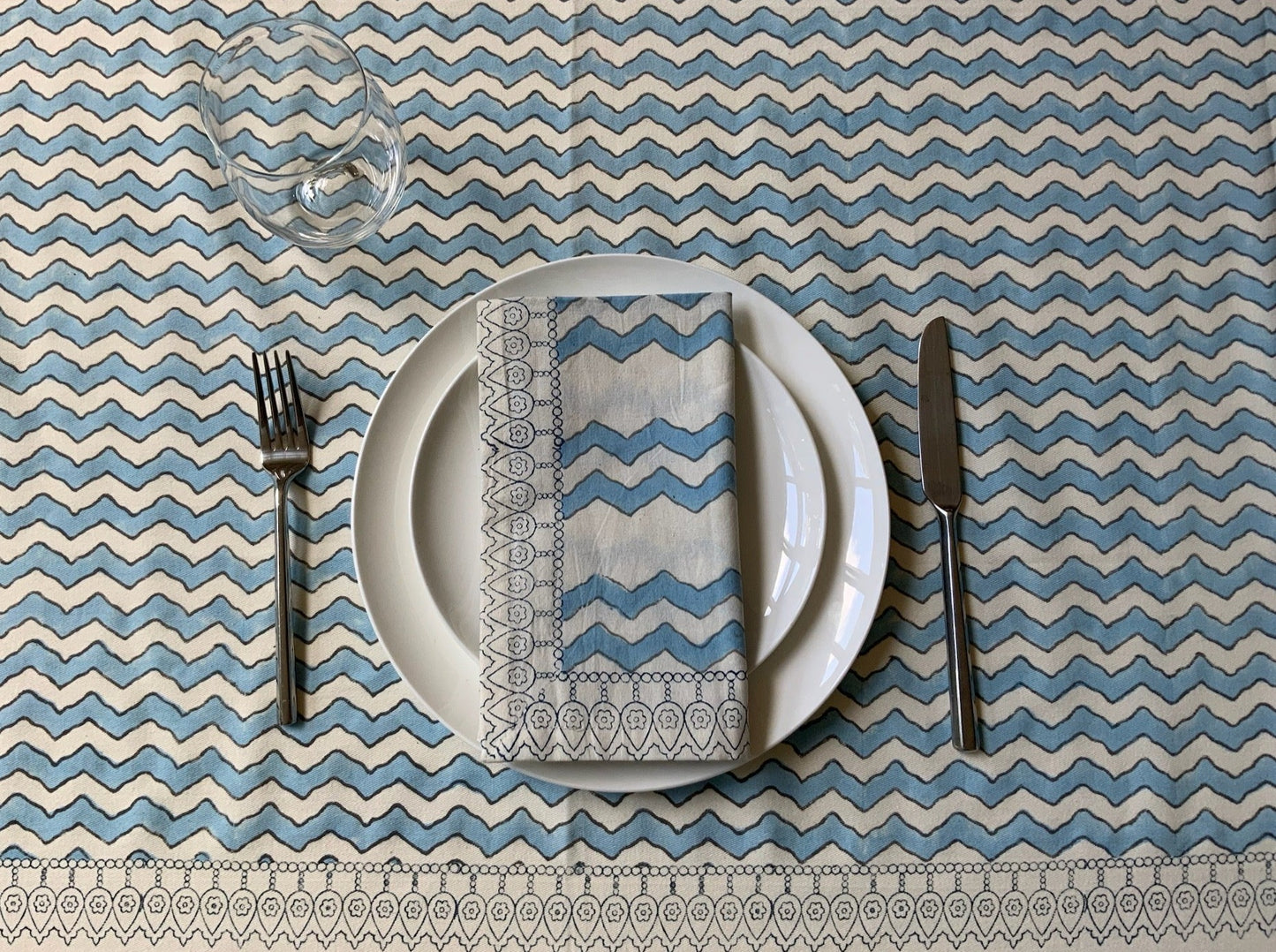 Light Blue Lahari Napkins