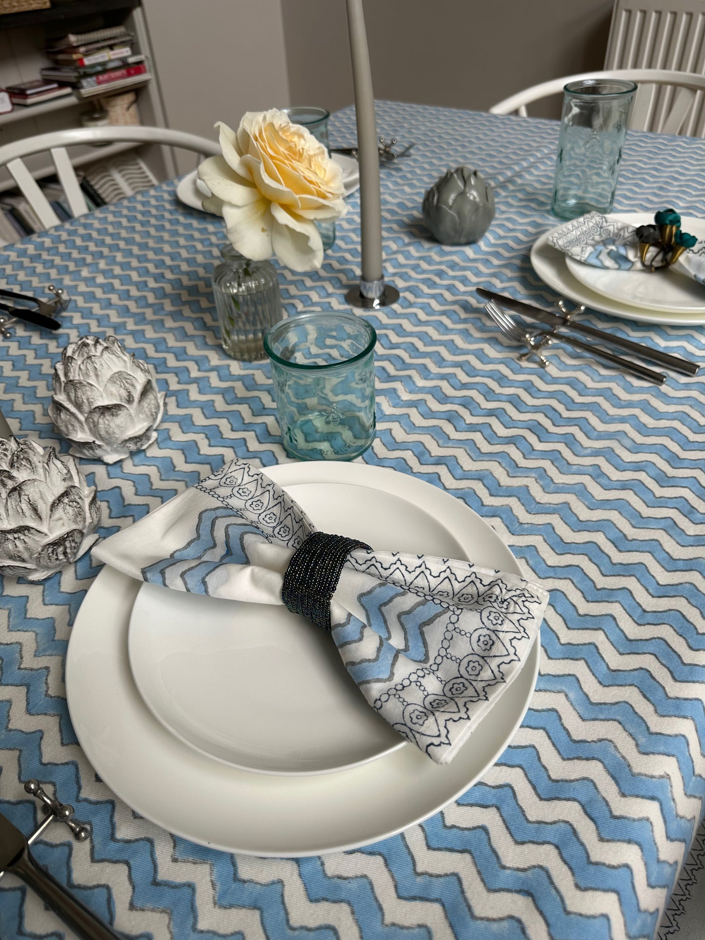 Light Blue Lahari Napkins